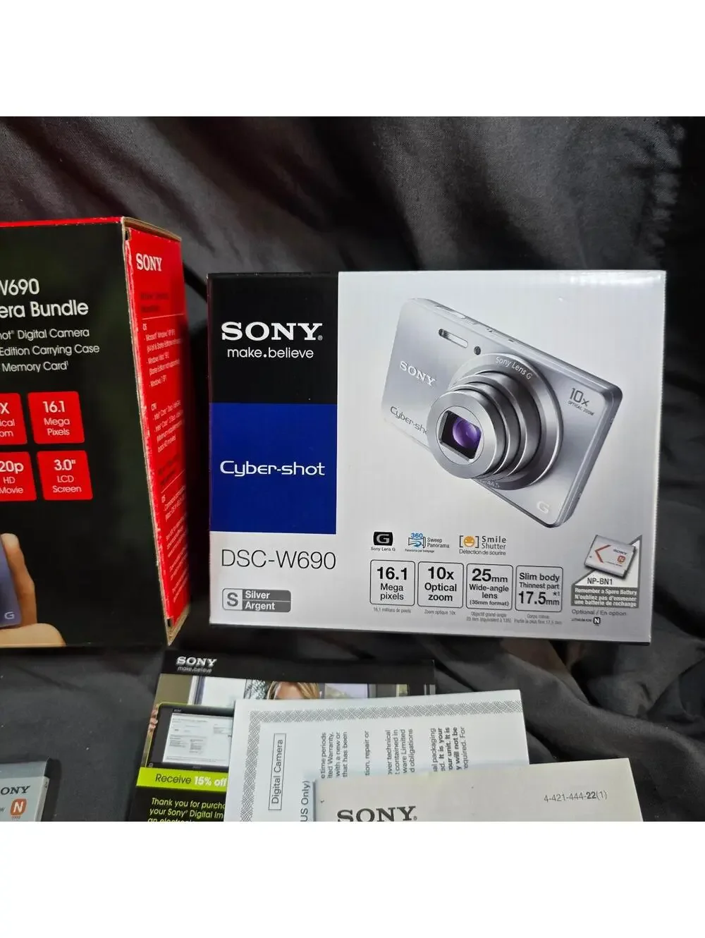 Sony Taylor Swift Cyber-shot Bundle DSC-W690 16.1MP CCD Digital Camera